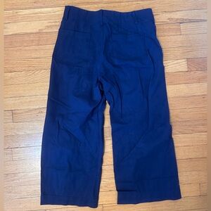 Sz32 Anthropologie Colette Navy Wide Leg Pants